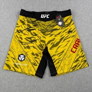 Venum Shorts Mens XL Yellow UFC Fusion Authentic Fight Night Training MMA Gear